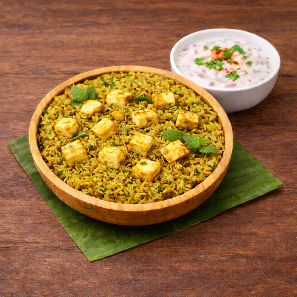 Donne Paneer Biryani