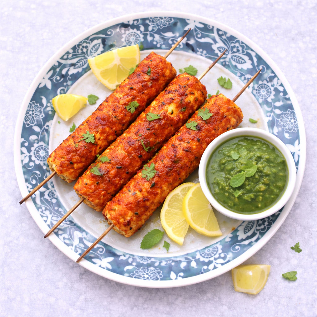 Peri Peri Chicken Seekh Kebab