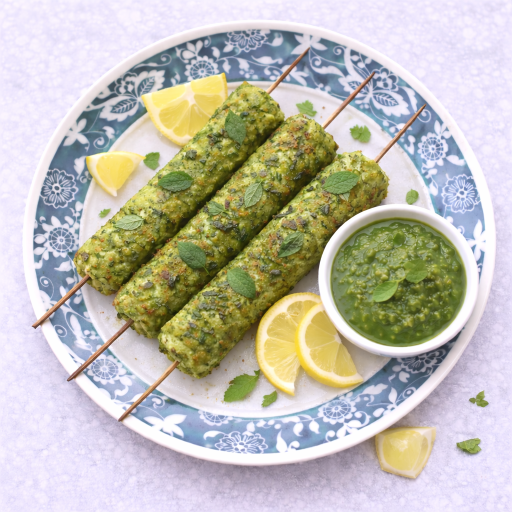 Pudina Chicken Seekh Kebab